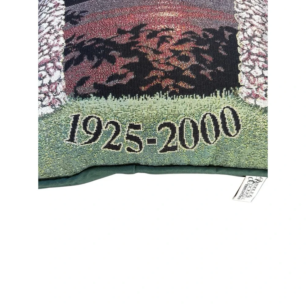 Quaker Haven Camp Syracuse IN 1925-2000 Commemorative Toss Pillow Riddle Cockrel